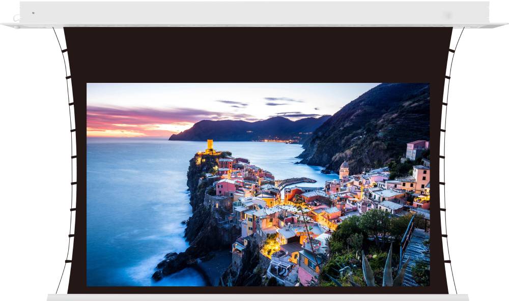 [LMRTC-100208] Встраиваемый экран с электроприводом Lumien Master Recessed Tensioned Control
